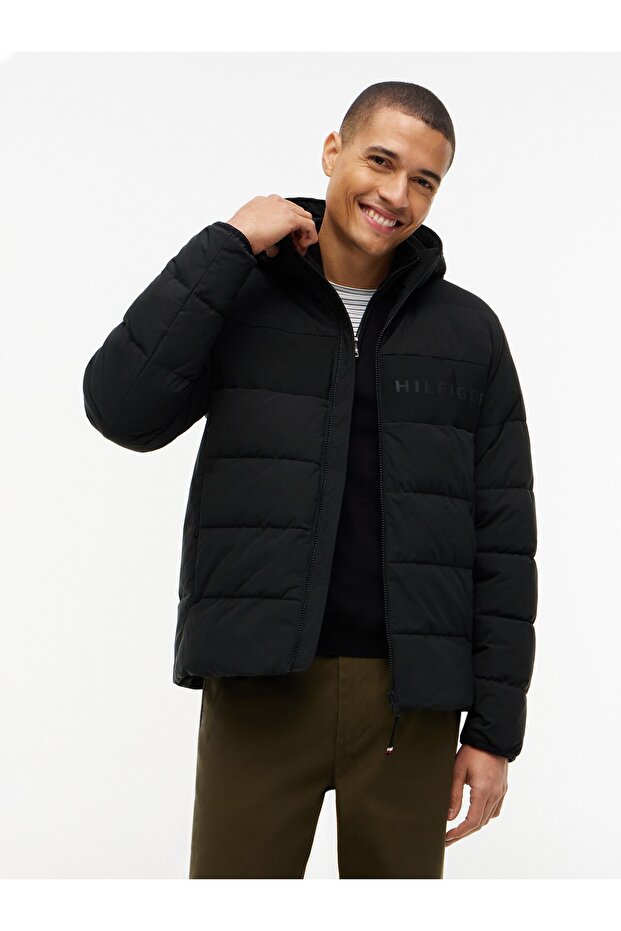 Detachable Hooded Branded Puffer