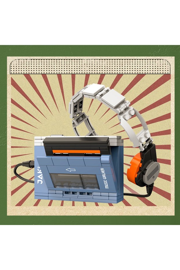 Colour Box DIY Retro Electrical Appliances Furniture TV Computer Tape Walkman Game Consoles Radio Bu