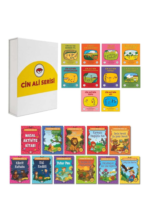 Okumayı Öğreniyorum 21 Kitap Dev Set 2</DNTCTMS> - Kutulu Genie Ali Stories & Activity Story Set