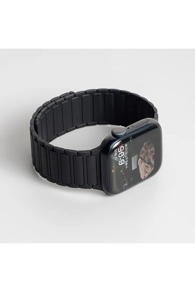 S10-46mm 42 44 45 49 01 black Silicone Strap for Watch 46mm 42mm 49mm 45mm 41mm 44mm 40mm Magnetic