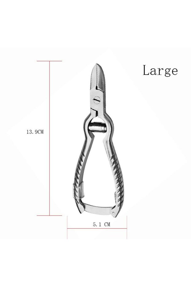 Large Professional Manicure Fingernail Toenail Cuticle Nipper Dead Skin Remover Trimming Nail Clippe