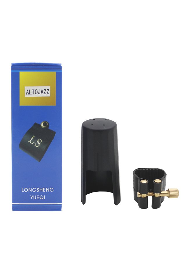 Alto Saxophone Clarinet Mouthpiece Ligature And Cap Alto Soprano Tenor Sax Leather Buckle Clamp\Clip