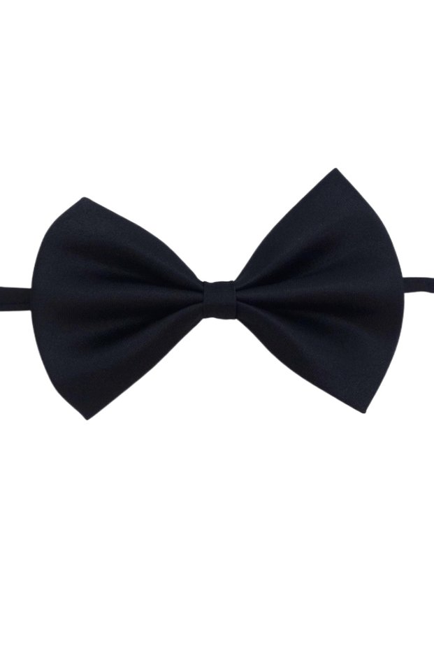 One-size Black Stylish & Adjustable Pet Bowtie Collar: Make Your Dog Or Cat Look Fabulous!