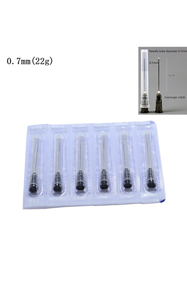 0.7(100pcs) 100pcs/Bag Needle Tip Clear Cap Transparent Syringe Glue Application Tool