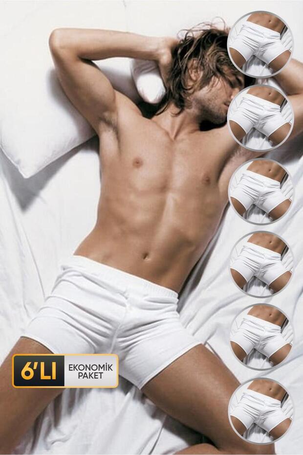 Men's super white sports briefs 791 6-pack economy pack