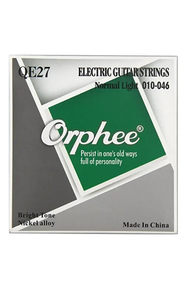 QE27 Orphee Electric Guitar Strings Carbon Steel Hexagonal Alloy Nickel Beginner Practice Strings El