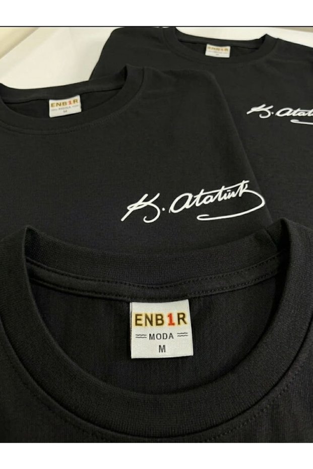 Ataturk Signed Unisex T-Shirt - 29 October Republic Day & 30 August Special Printed T-Shirt