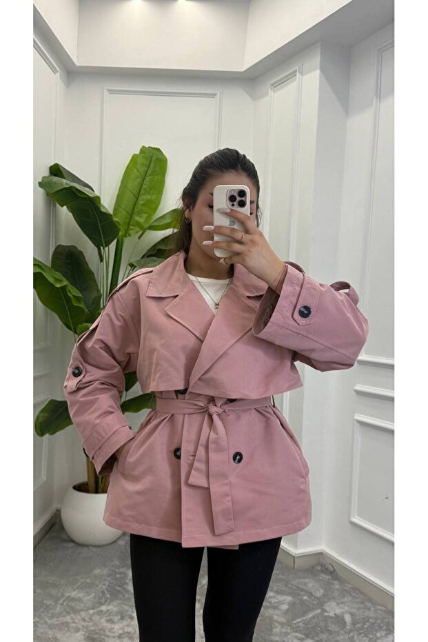Waterproof Fabric Lined Standard Size Trench Coat