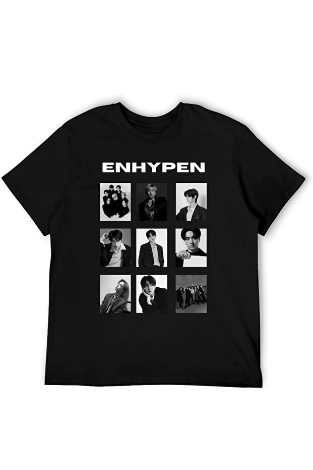 Enhypen Printed T-Shirt, Premium Quality Unisex Kids / Adults
