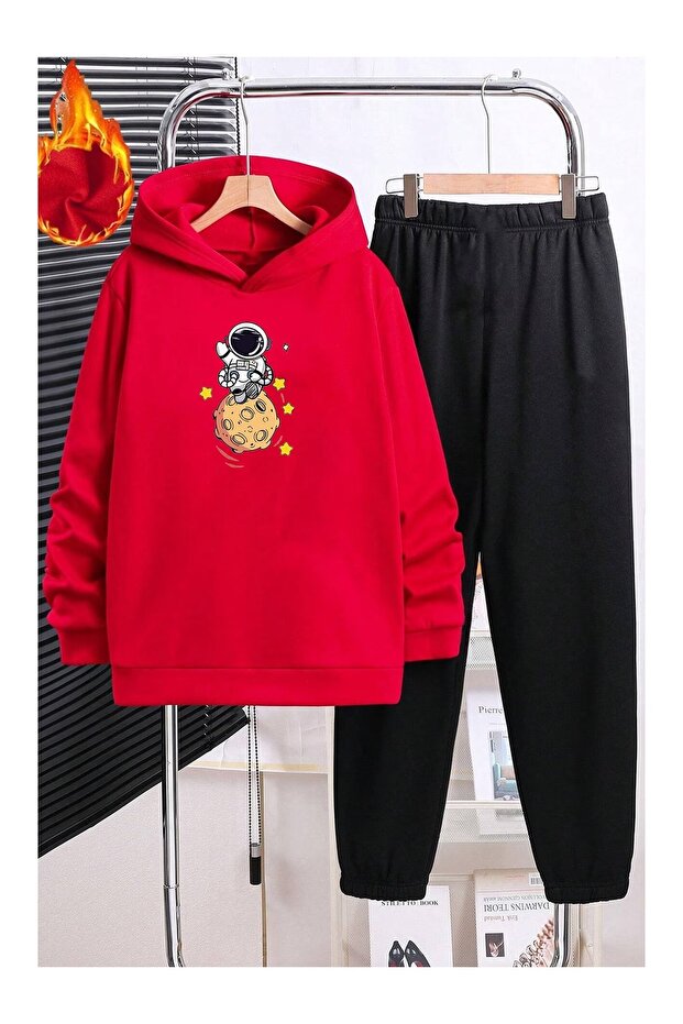 Astronaut Printed Tracksuit Set
