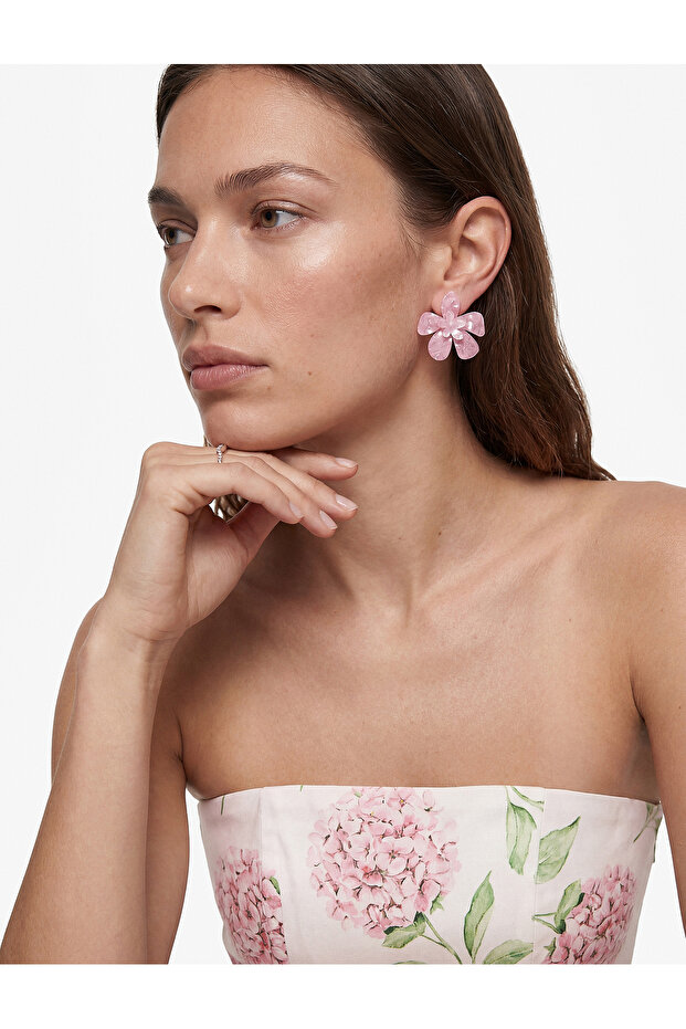 Large Size Flower Earrings
