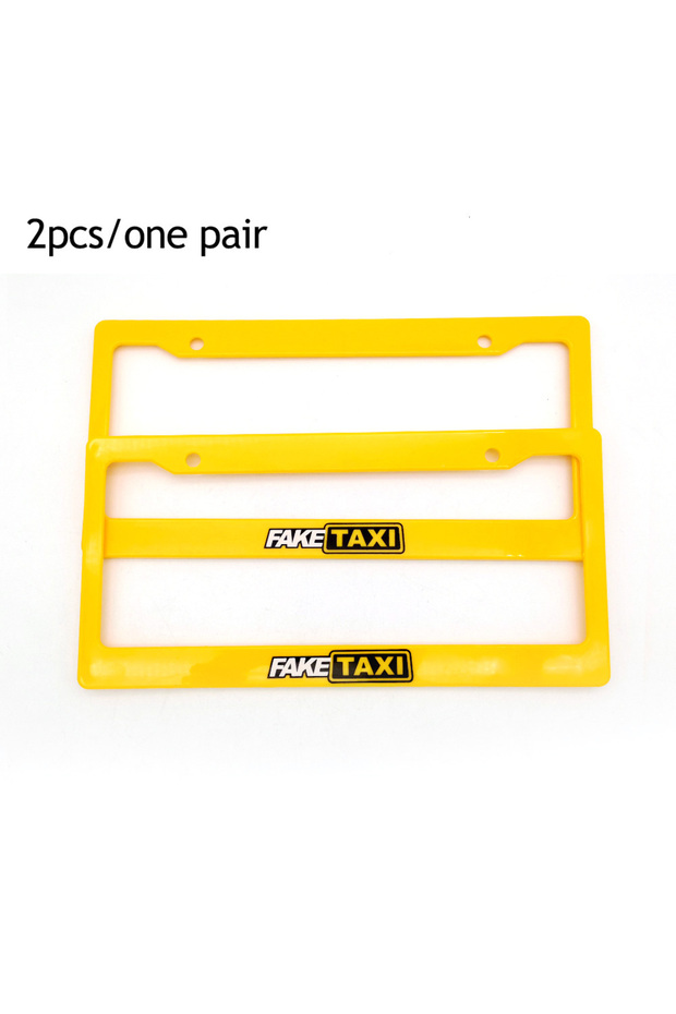 12 1 Pair(2pcs) JDM Racing Style USA Standard ABS Car License Plate Frame For Tofu Akina Fake Taxi S