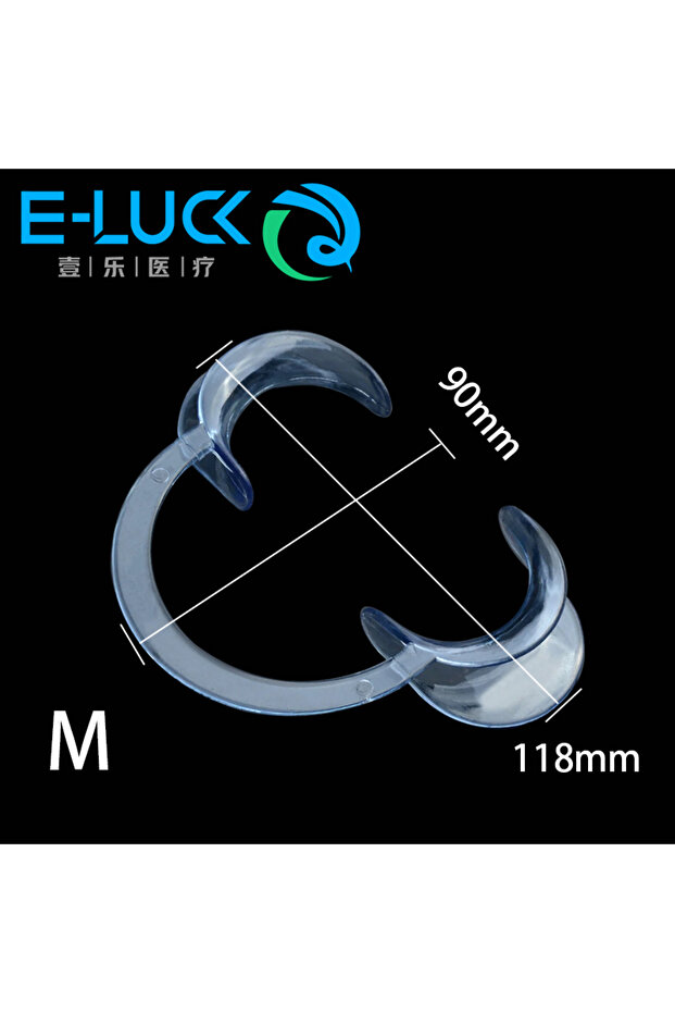 3pcs Blue M 3pcs Dental C-shape Cheek Retractor Lip Mouth Opener Intraoral Dentist Orthodontic Tool