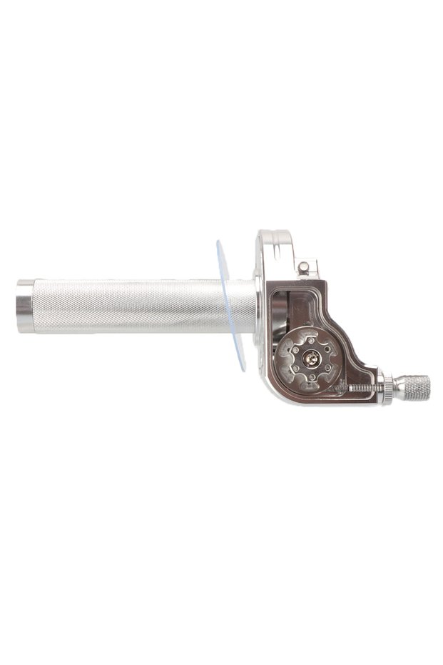 Silver 7/8''22mm CNC Aluminum Motorcycle Accelerator Handlebar Throttle Twist Grip Twister For Pit D