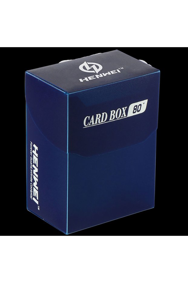 Dark blue 80+Card Deck Box PP Material Portable Many Color TCG Cards Case for MTG/YGO/TCG Gathering