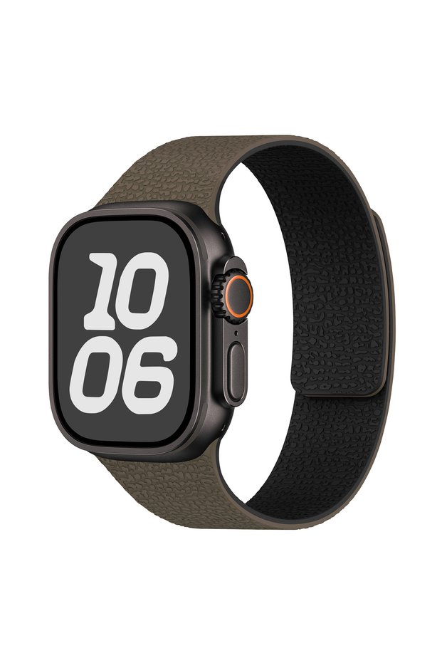 S10-46 45 44 42 49mm 18 Olive black Magnetic Silicone for Apple Watch S11-10 42 46MM Ultra 3 49MM Ba