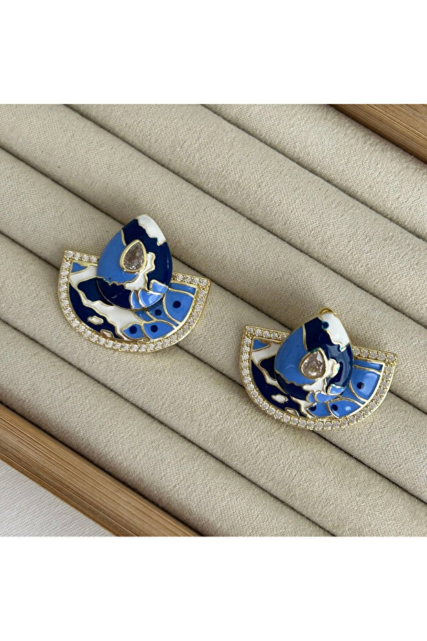Blue Authentic Earrings