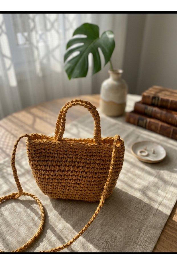 Wicker Knitted Summer Bag