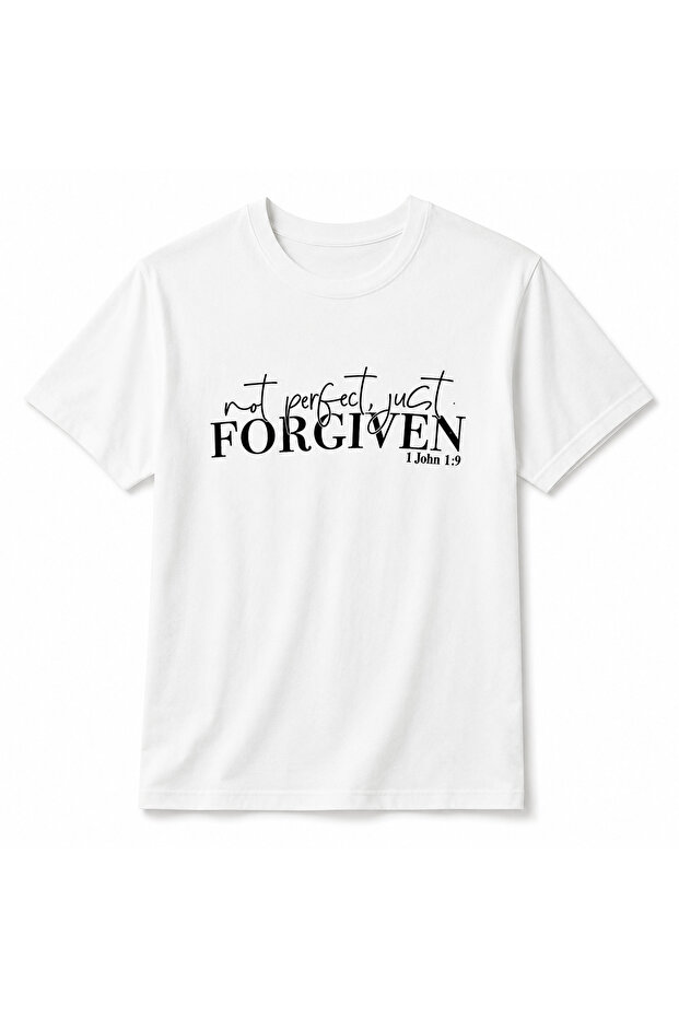 Forgiven Classic Beyaz Tişört
