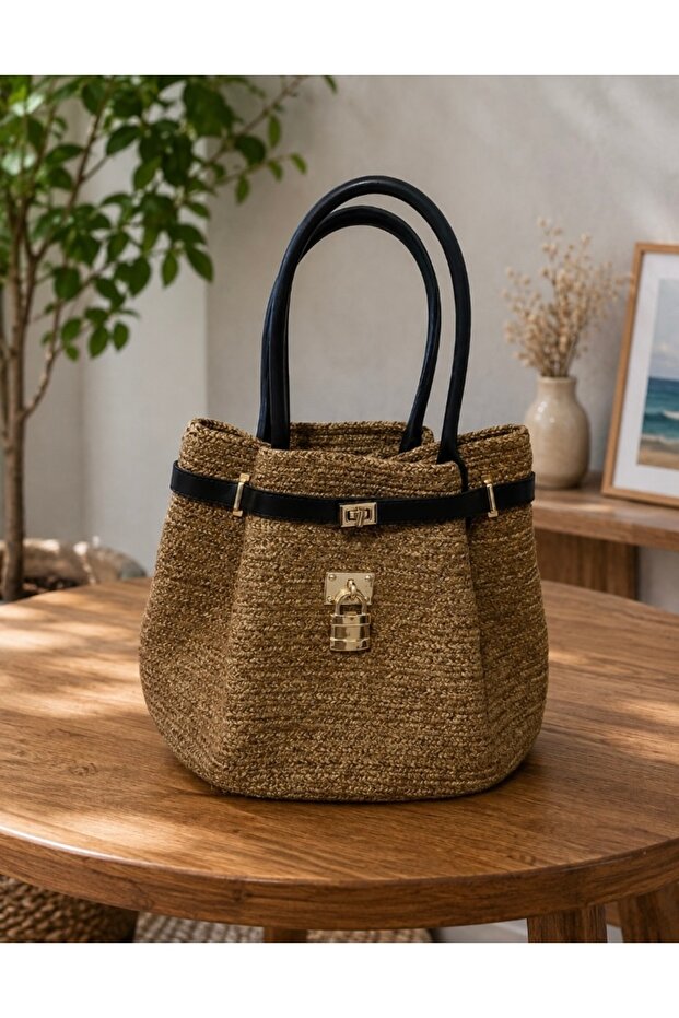 Handmade Bag with Cord Rope