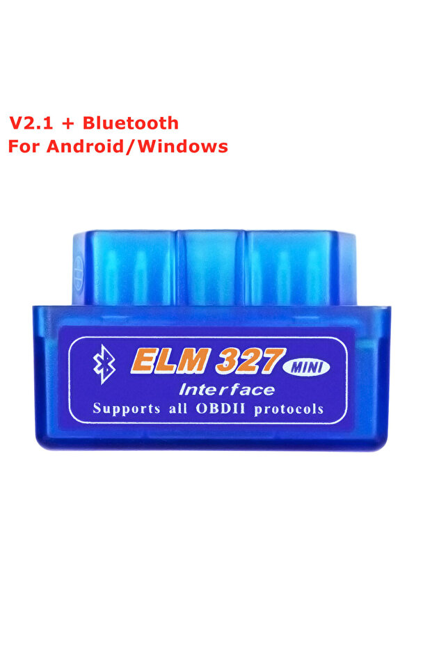 جهاز ELM327 V2.1 ميني متوافق مع البلوتوث واي فاي ELM327 V1.5 لنظامي أندرويد وآي أو إس OBD II لقراءة الأكواد