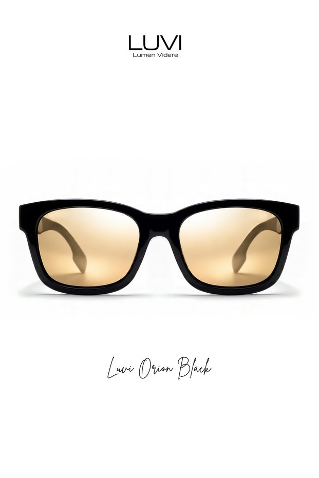 Luvi Orion Black Uv400 Sunglasses – Choose Your Favorite Lens