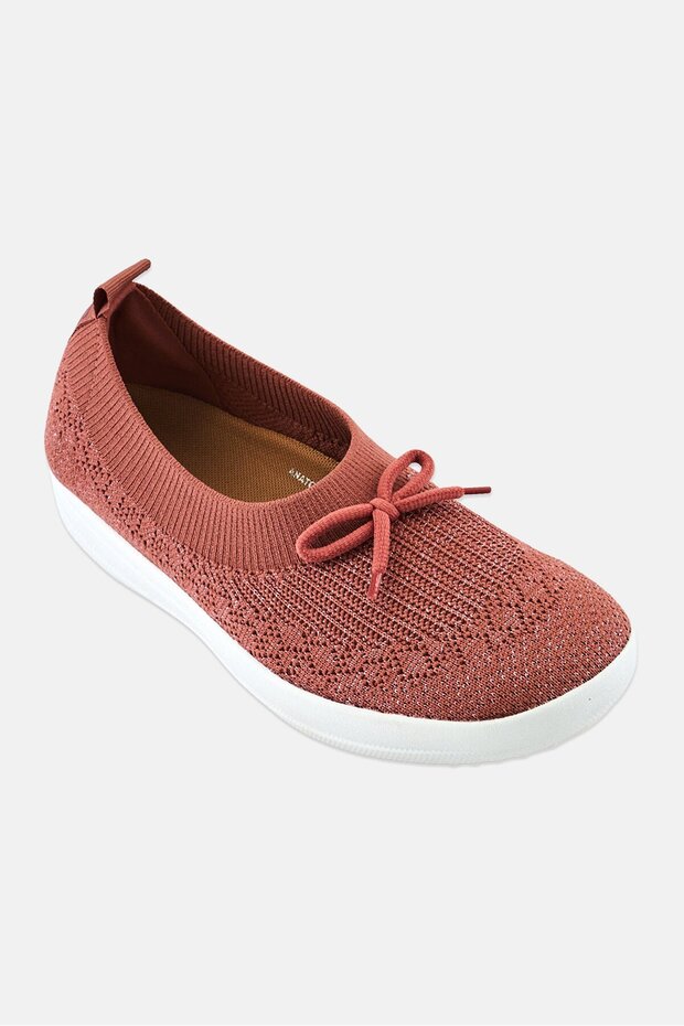 Women Uberknit Slip On Flats, Rose