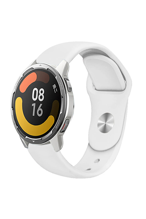 سوار ساعة عالمي أبيض مقاس 20 مم و22 مم لساعة s1/s1 Active Strap بديل لساعة Mi Wa