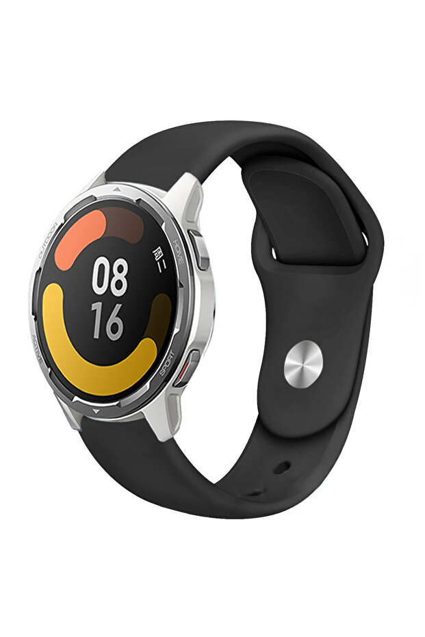 سوار ساعة عالمي أسود مقاس 22 مم مقاس 20 مم مقاس 22 مم لساعة s1/s1 Active Strap بديل لساعة Mi Wa