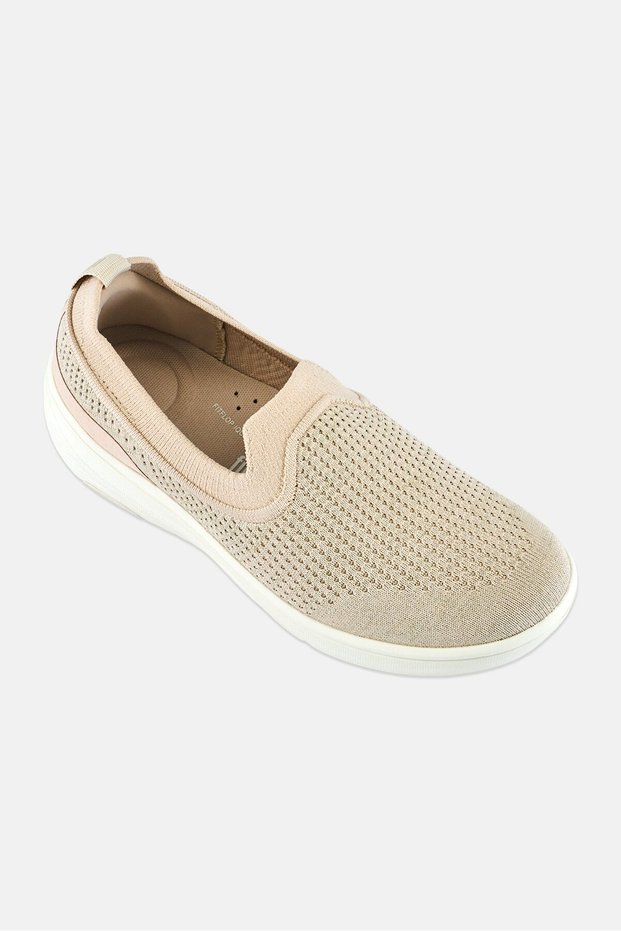 Women Super-Q Knit Slip On Outdoor Shoes, Beige