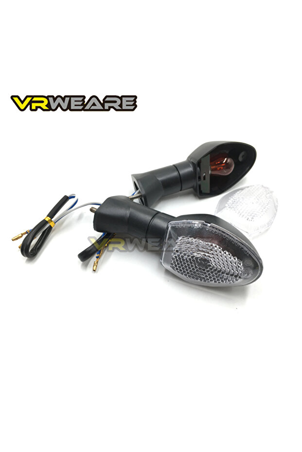 WHITE Turn Signal Indicator Light Motorcycle Winker Indicator For SUZUKI DL 1050 1000 650V-Strom/ADV