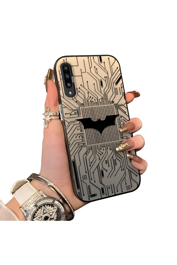 Samsung Galaxy A50/A50S/A30S Compatible Hard Acrylic Back Silicone Edge Lens Protection Batman Case