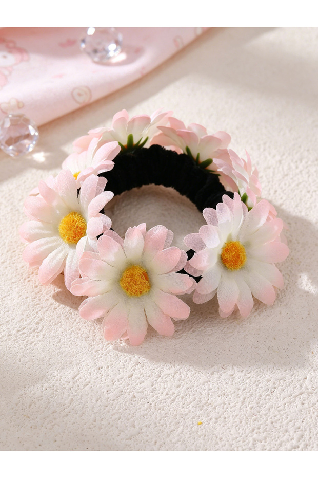 Daisy Flower Hair Tie