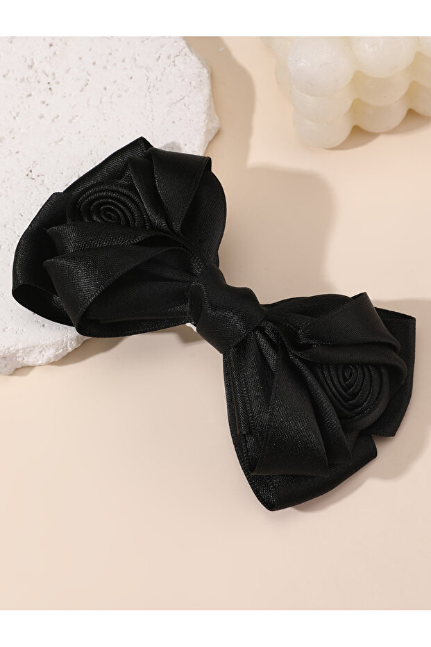 Solid Bow Hair Clip