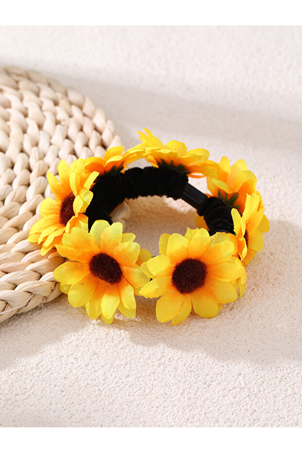 Daisy Flower Hair Tie