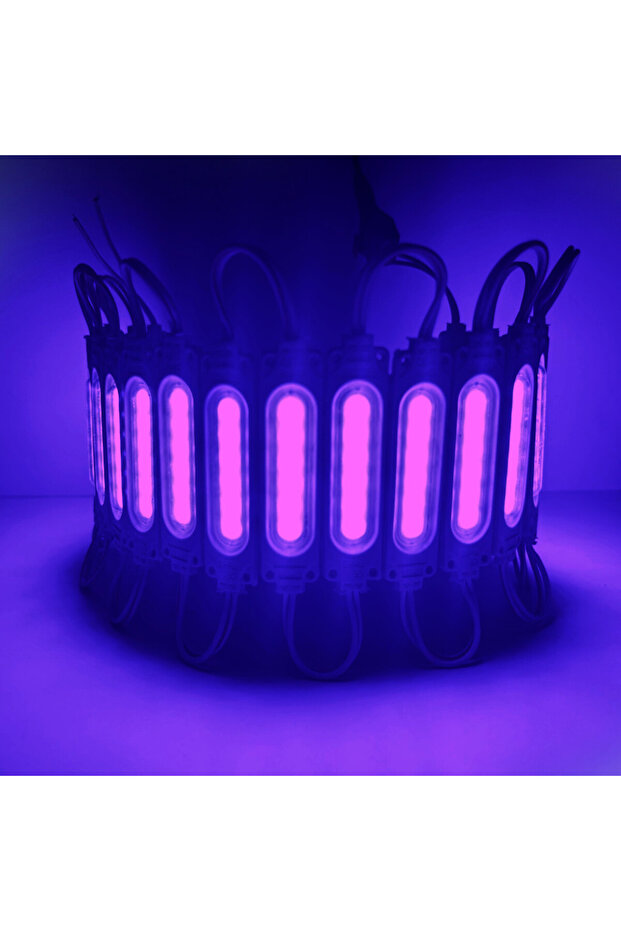 20 قطعة/الوحدة وحدات LED متعددة الألوان 12 فولت ضوء COB للإضاءة الخلفية لافتة متجر مقاوم للماء IP65 Chr