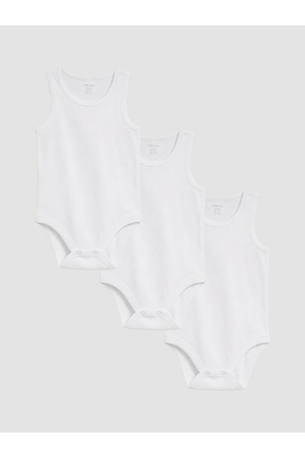 Quality Parts from Çelebi Store: Brand New Roba Yaka Baby Girl Snap-On Bodysuit, Pack of 3