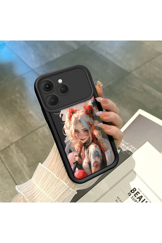 Tecno Spark 40 Compatible Black Silicone Case with Shockproof Camera Protection