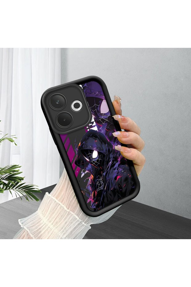 Oppo A5 Pro 4G/5G Compatible Black Silicone Case Shockproof with Camera Protection