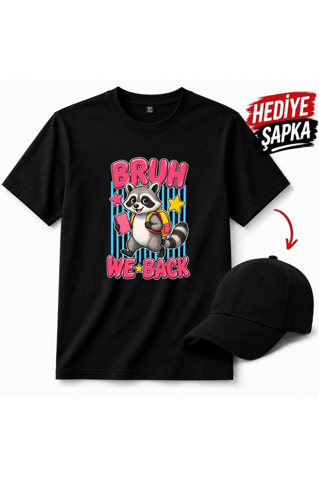 We Are Back Printed T-Shirt, Premium Quality Unisex Kids / Adult (with Hat as a Gift) Gt000T1120545Y