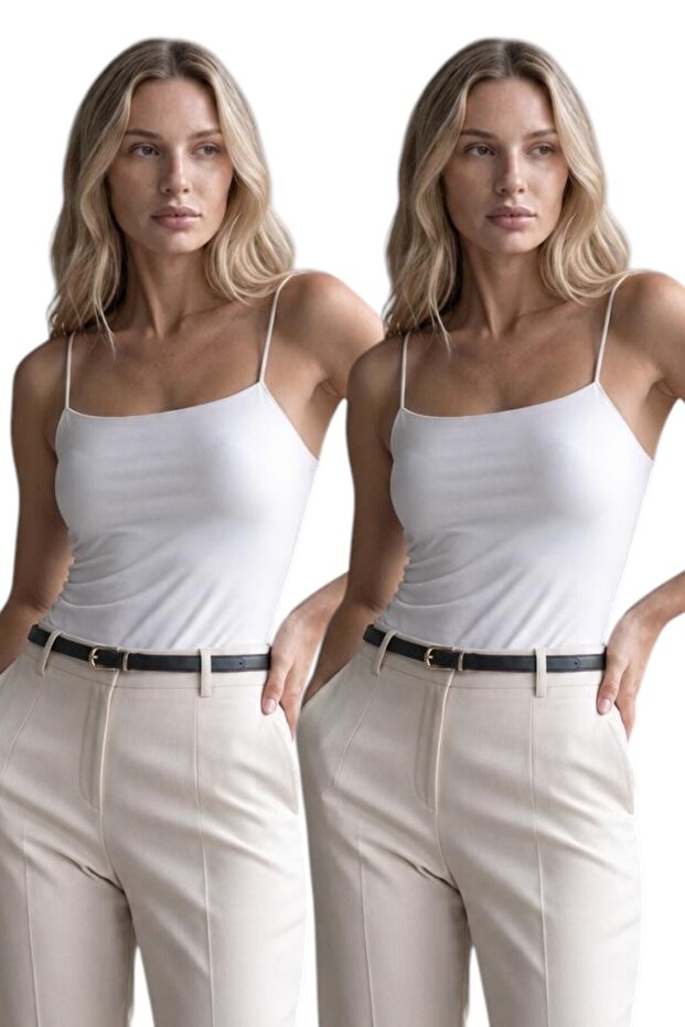 2-Pack Women's Thin Strap Tank Tops