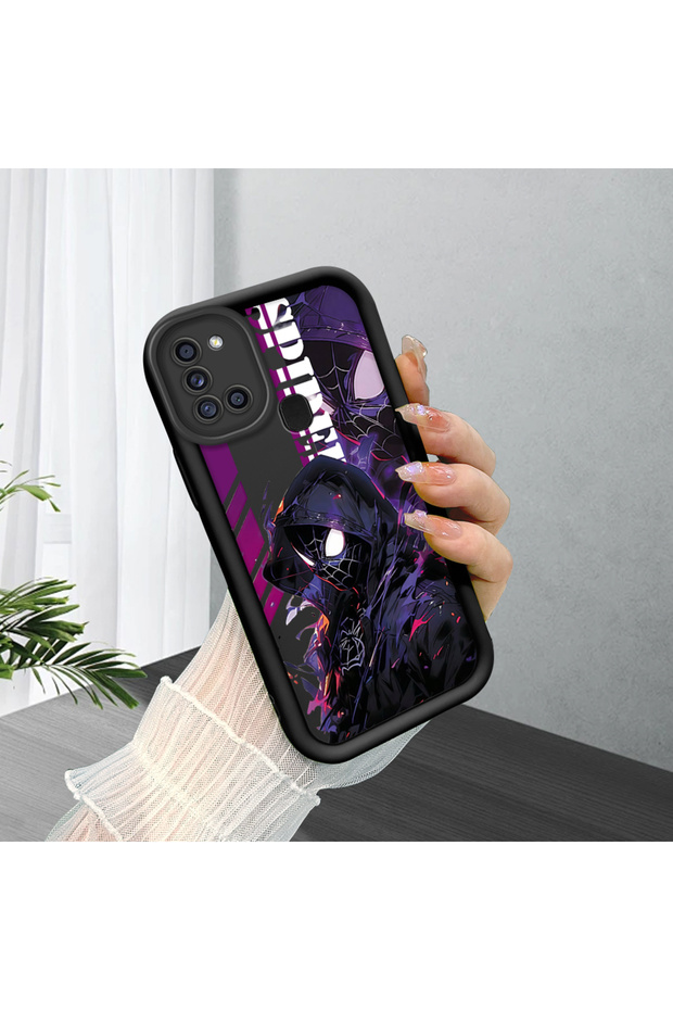 Samsung Galaxy A21S Compatible Black Silicone Case with Shockproof Camera Protection