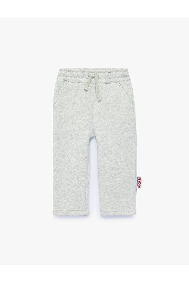 Pocket Detailed Drawstring Waist Tie-Up Sweatpants