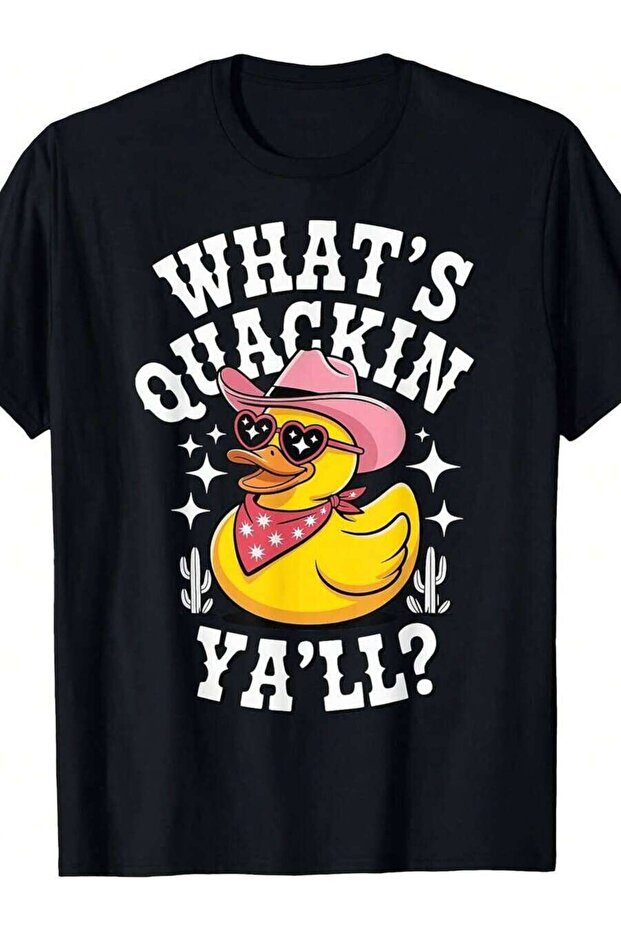 تي شيرت What's Quackin' Y'All Rubber Duck