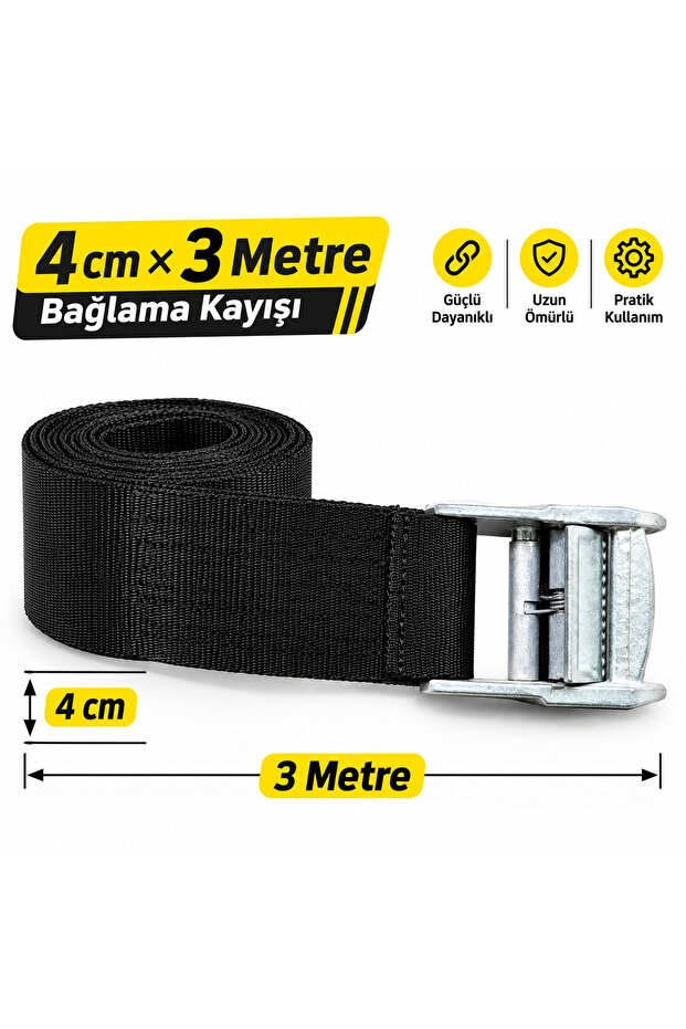 Mandallı Gerdirme 4cm 3 mt
