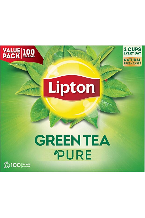 Green Tea Pure, 100 Teabags (Value Pack)