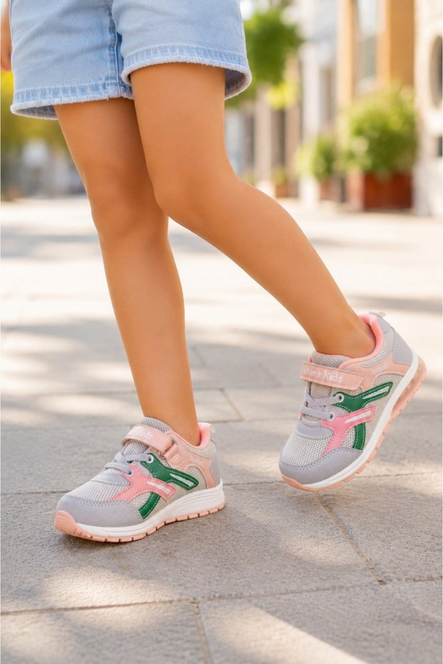 Girl's Velcro Casual Sports Shoes Sneakers