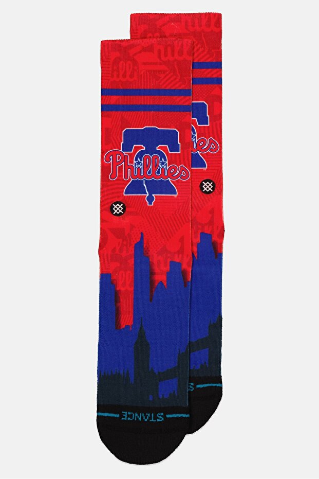 x NBA Men Graphic Print Crew Sock, Multicolor