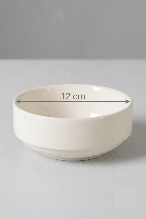 12-Pack Joker Bowl 12cm Cream