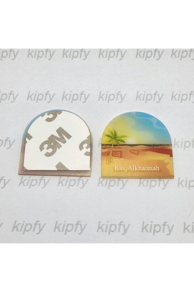 Ras Alkhaimah Desert Sticker for Phone and Laptop Amazing Metal Sticker
